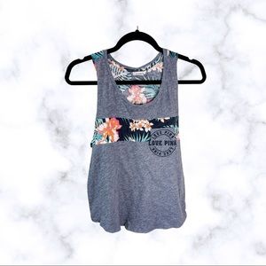 Victoria’s Secret Pink Tropical Muscle Tank Top